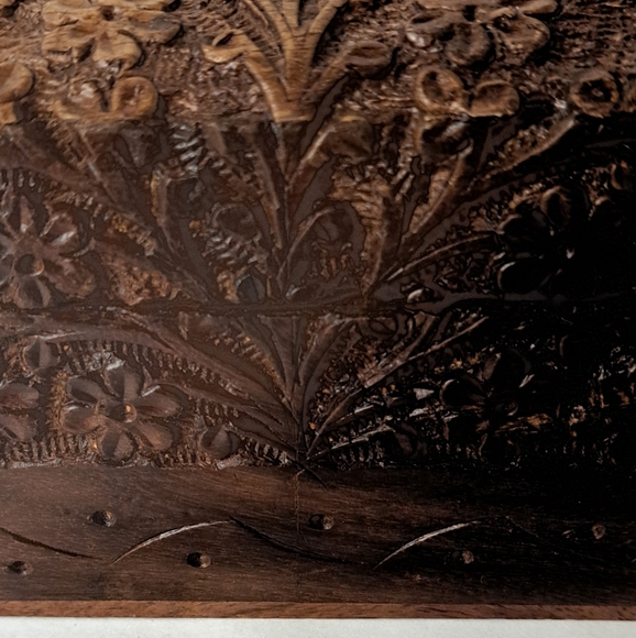 Beautiful Wooden Carved Jewellery/Decorative Box Made In India. - Picture 4 of 9